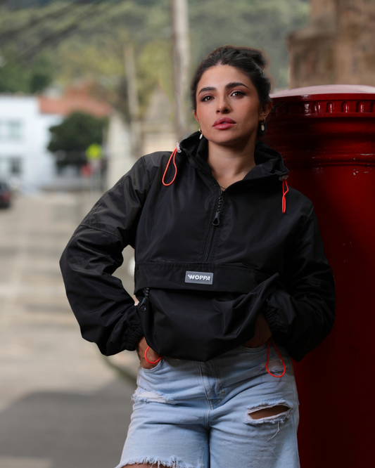 CHAQUETA TOTAL BLACK MUJER